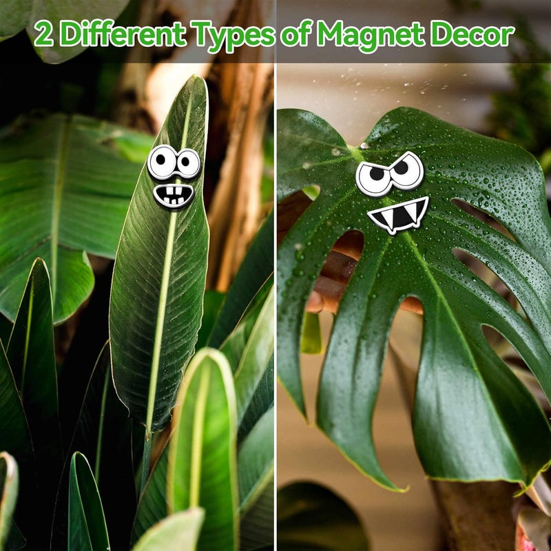 Cslehel Plant Magnets Eyes Mouth for Potted Plants， 8 PCS Fridge Magnets Monster Magnet Eyes, Funny Plants Pins Lndoor Outdoor Kitchens Whiteboard Office Plants Accessories - Image 2